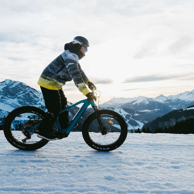E-VTT sur neige avec Evolution 2
