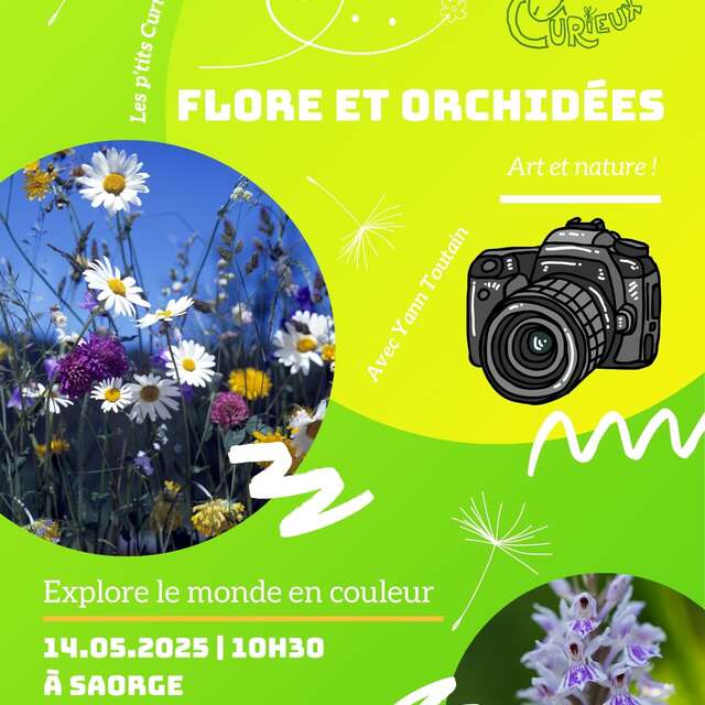Visite commentée "Flore et Orchidées" : Explore le monde en couleurs !