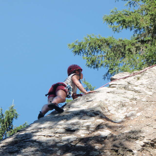Stage d'escalade grimpeur