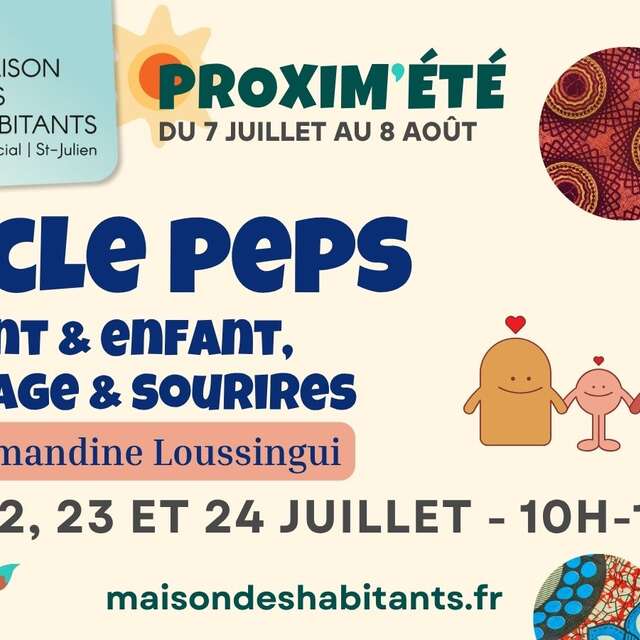 Cycle PEPS - Parents & enfants, partages & sourires - avec Amandine Loussingui