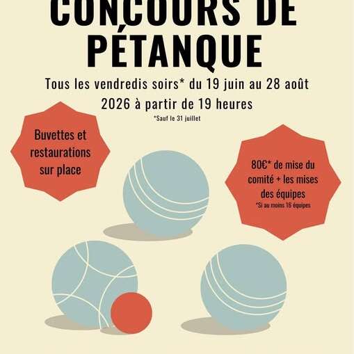 Concours de pétanque