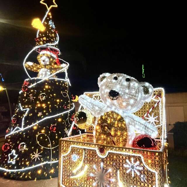 Lancement des illuminations de Noël à Golfe-Juan