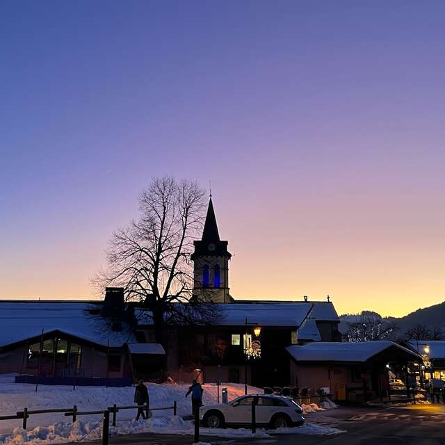 Crest-Voland by night: Guided tour