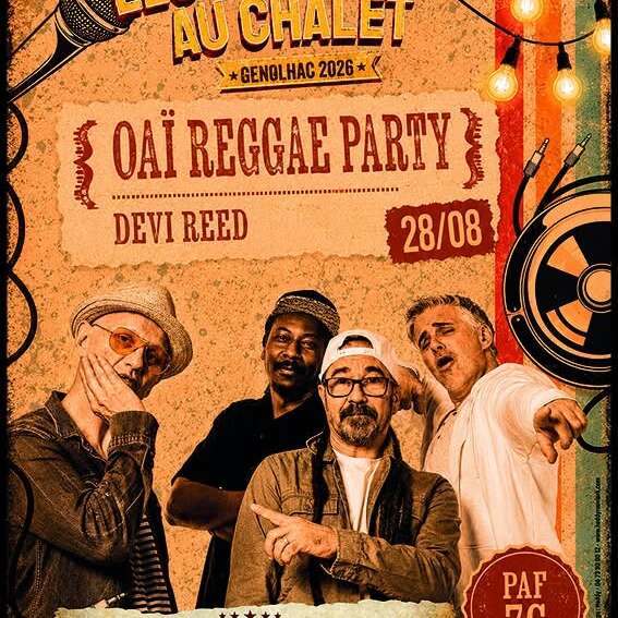 Les concerts au Chalet  - OAI Reggae Party + Devi Reed
