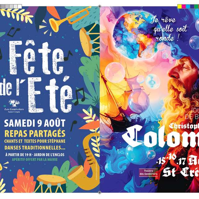 Saint-Crépin summer festival by Les Genévriers association