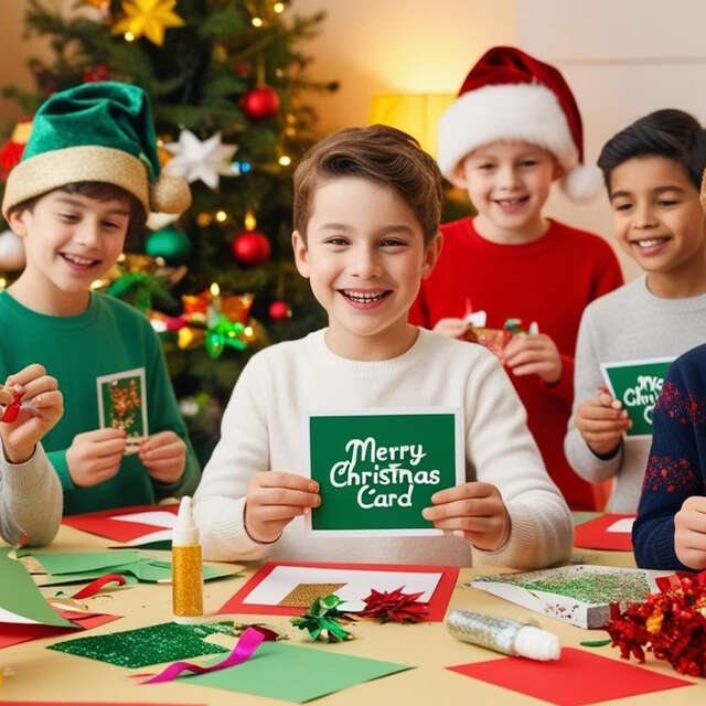 Kreativ-Workshop: Brico Weihnachtskarten