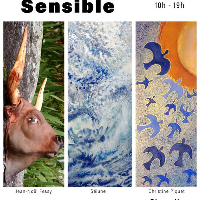 Exposition collective Trio sensible à la Chapelle des pénitents rouges