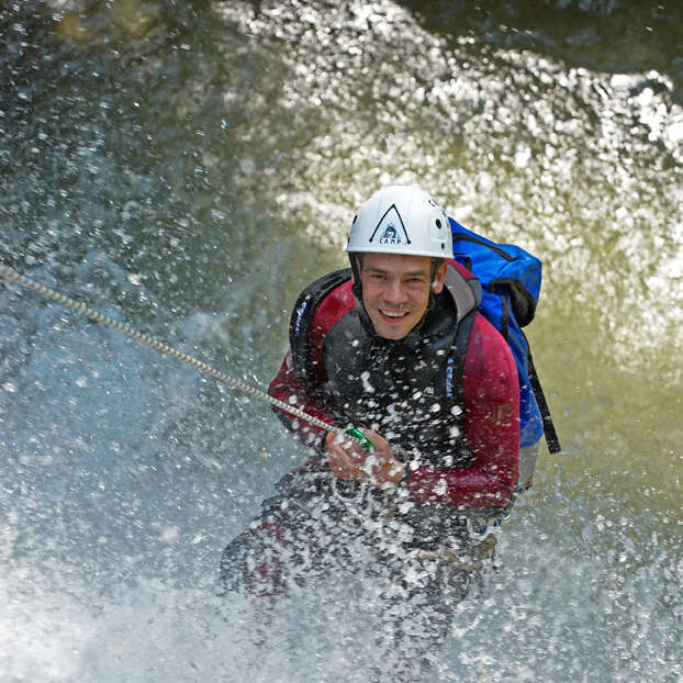 Supervised canyoning trip: Adrenalin and freshness guaranteed!