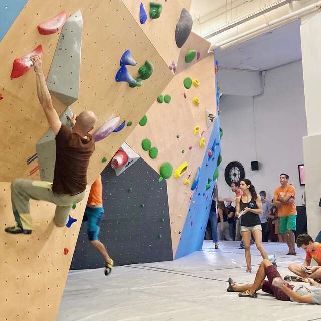 Escalade au Club Oxygène