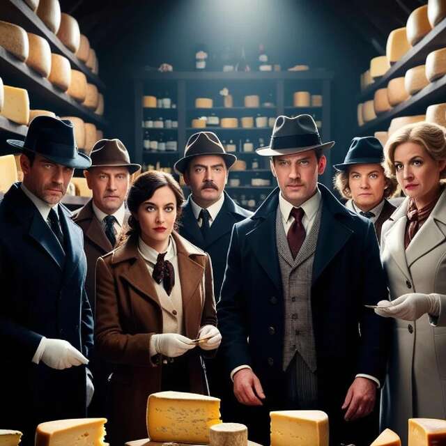 Cluedo Action Game : "L'enquête des fromages disparus"