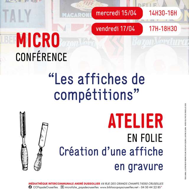 Conférence : Les affiches de compétitions