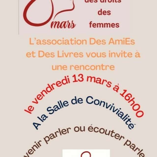 Rencontre littéraire spéciale “femmes”