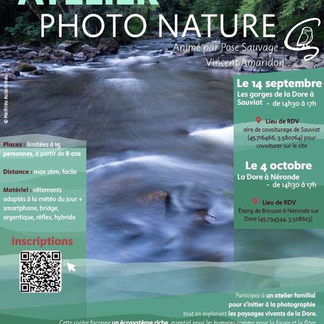 Atelier - Photo nature