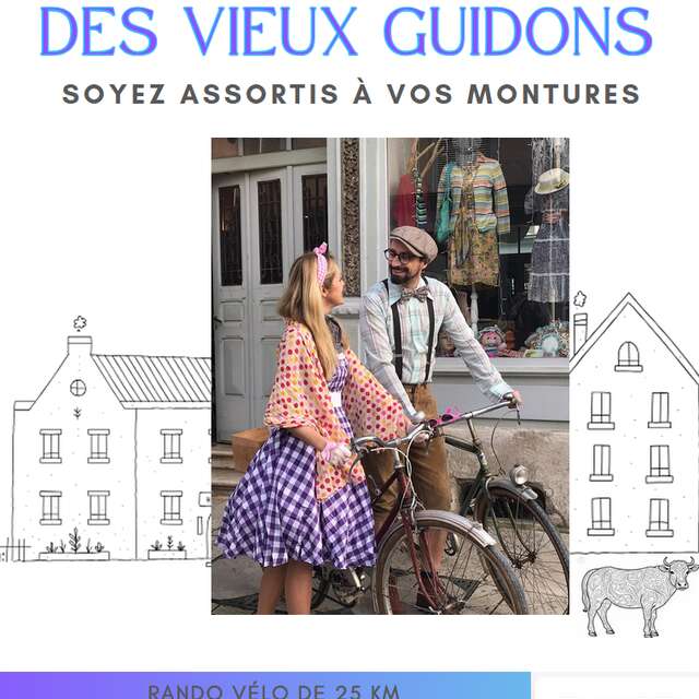 La Virée des Vieux Guidons : balade en vélos vintage