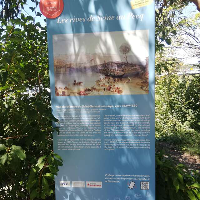 Chemin des Impressionnistes au Pecq