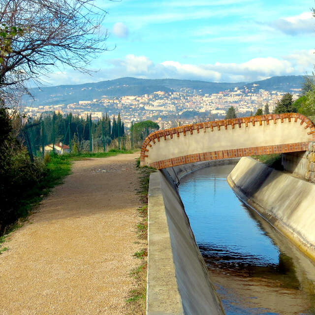Le long du Canal de la Siagne à Mouans-Sartoux
