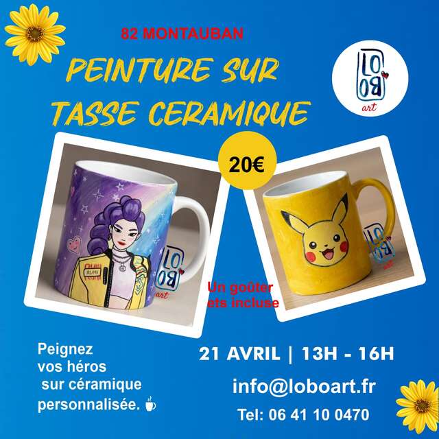 Atelier - Peinture sur Céramique