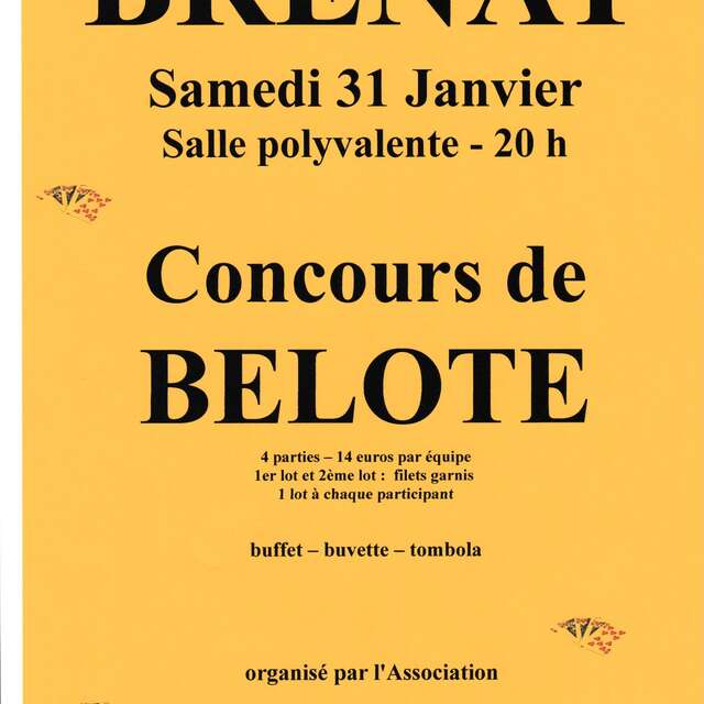 Concours de belote
