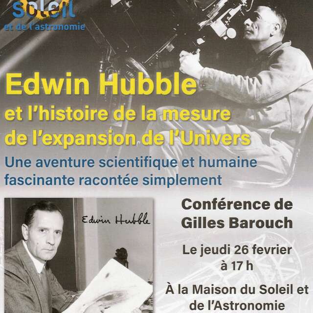 Conférence : Edwin Hubble et l'histoire de la mesure de l'expansion de l'Univers