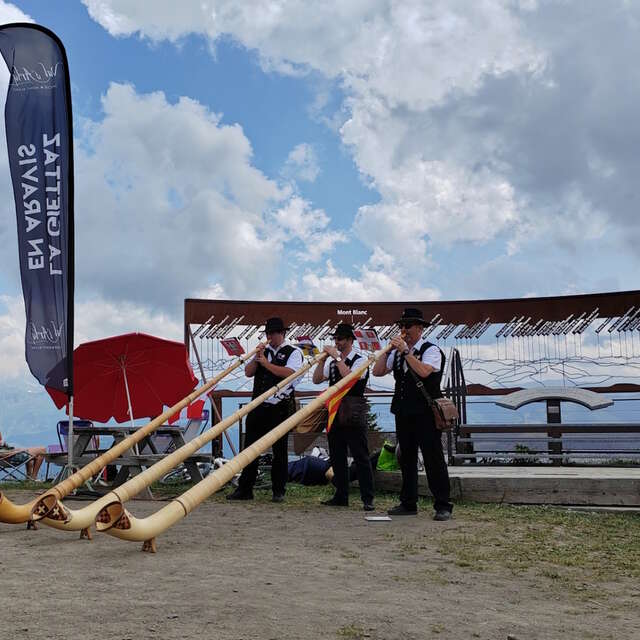 Alpenhorn music with Alpenmusik
