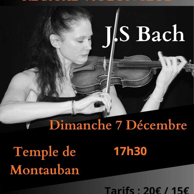 Récital pour violon seul - Marie Cantagril