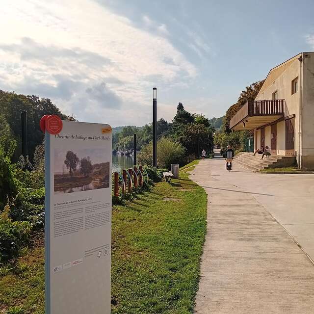 Chemin des Impressionnistes au Port-Marly