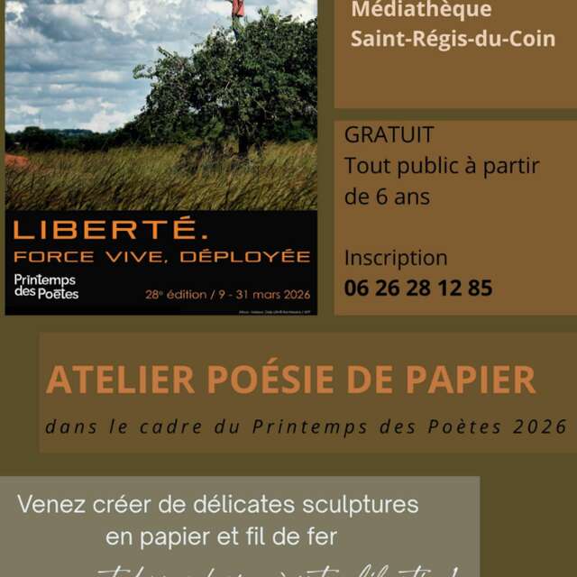 Atelier Poésie Papier