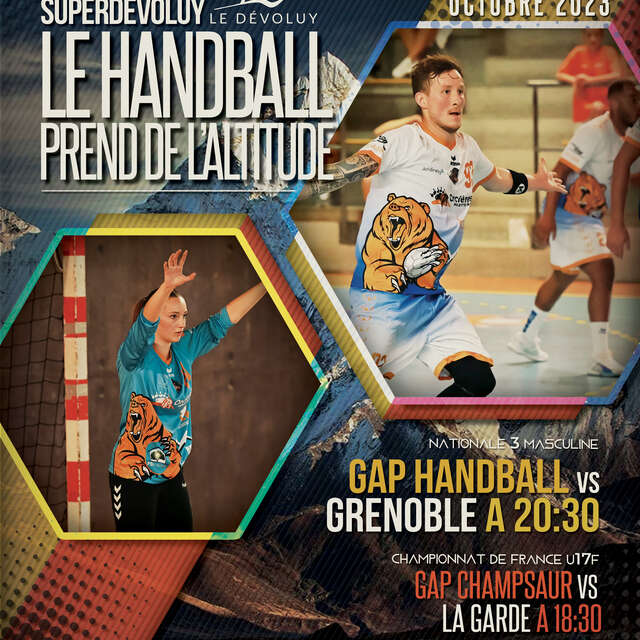 Matchs de handball N3 H et Championnat de France U17F