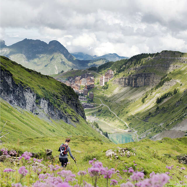 Le lac de Chavanette depuis Avoriaz