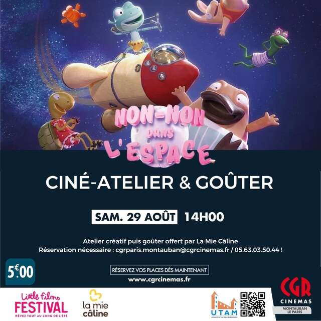 Ciné-atelier et goûter - NON-NON DANS L'ESPACE