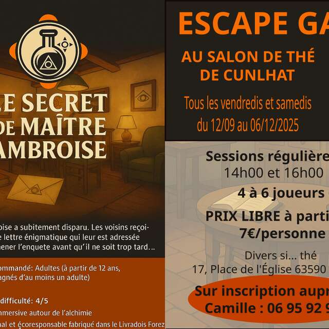 Escape Game - Le Secret de Maître Ambroise