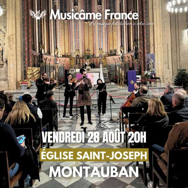 Concert à Montauban : Ravel, Debussy, Mozart, Vivaldi, Bach, Piazzolla, Cantemir, Doppler, Waxman