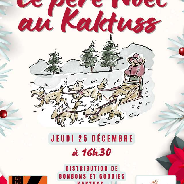 Le Père Noël arrive au Kaktuss