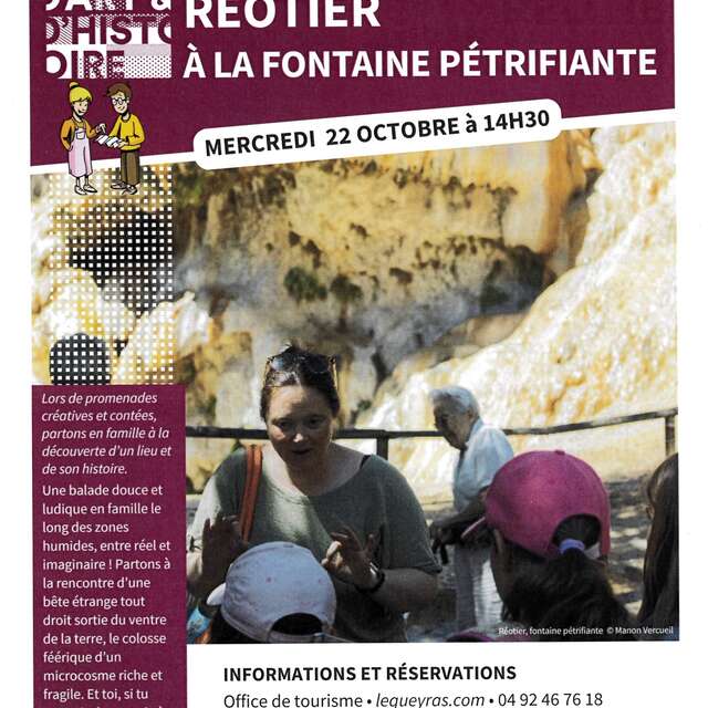 Les p'tits explorateurs à la Fontaine Pétrifiante