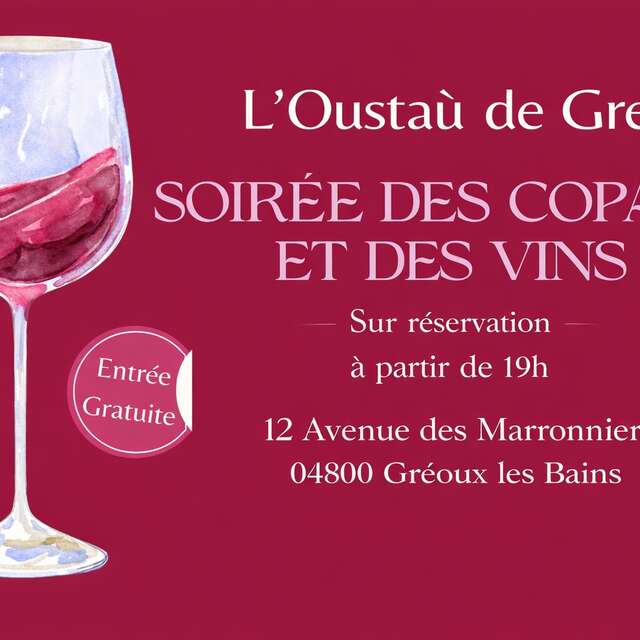Soirée Dégustation "Des copains et des vins"