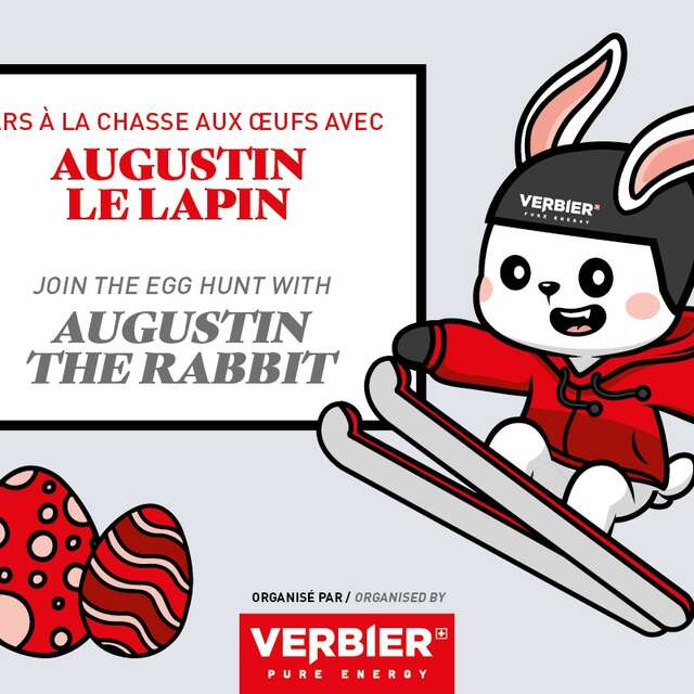 Egg hunt with Augustin the rabbit
