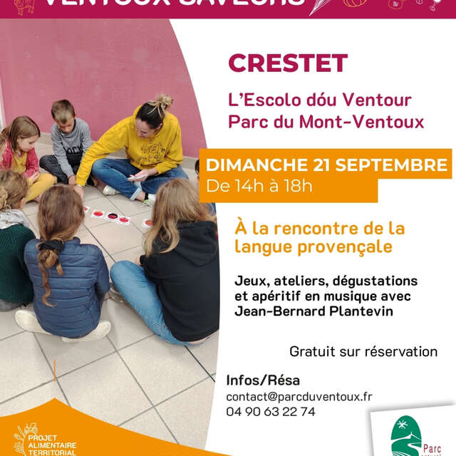 Festival Ventoux Saveurs  "À la rencontre de la langue provençale" - Parc du Mont-Ventoux