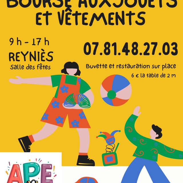 Bourse aux jouets et vêtements