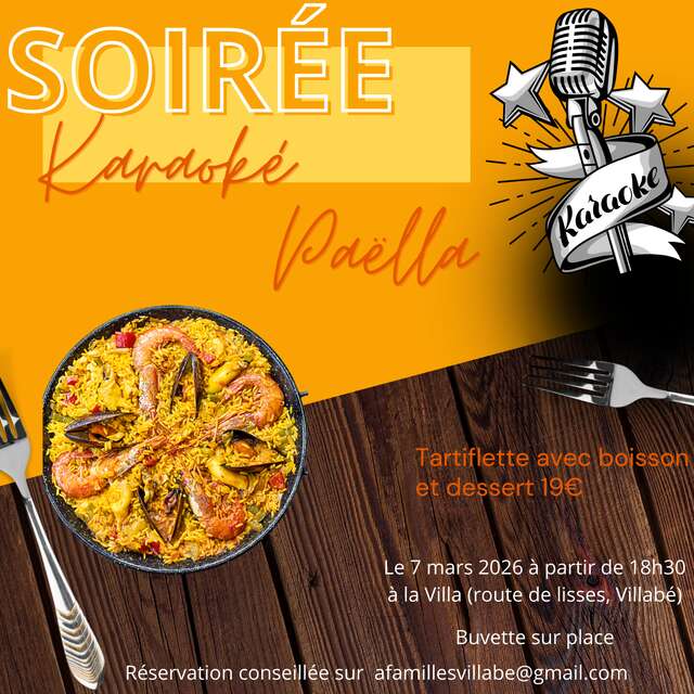 Soirée Karaoké et Paëlla