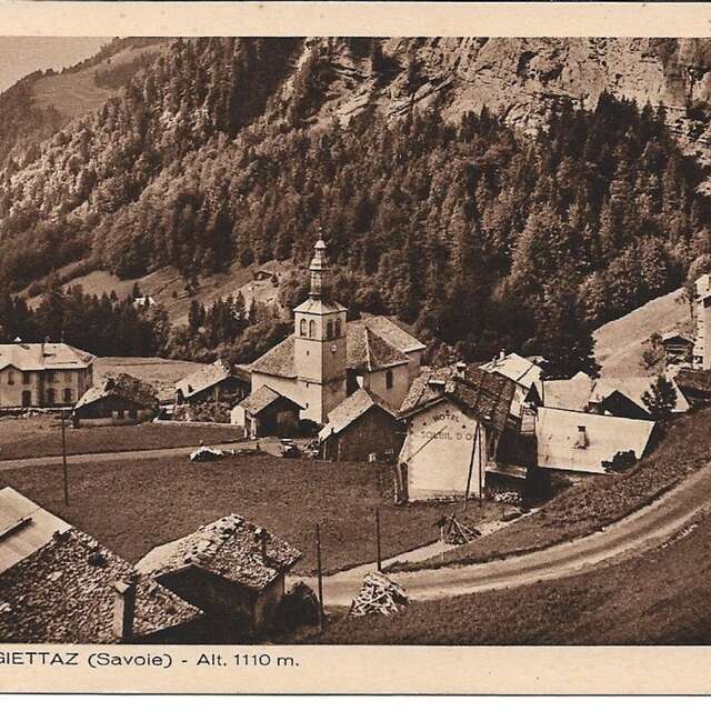 Exposition de photos anciennes de La Giettaz