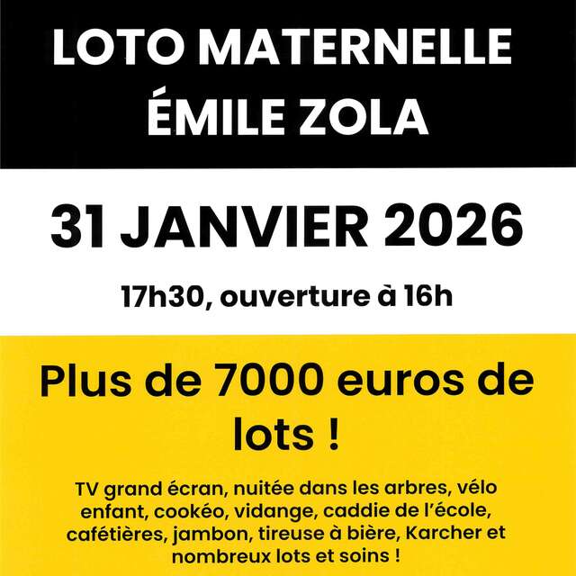Loto bij kleuterschool Emile Zola