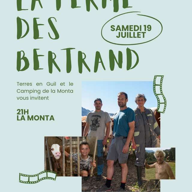 Ciné plein air - La ferme des Bertrand