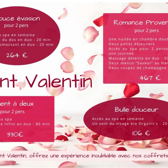 Valentinstagsangebote im Spa Ventoux Provence