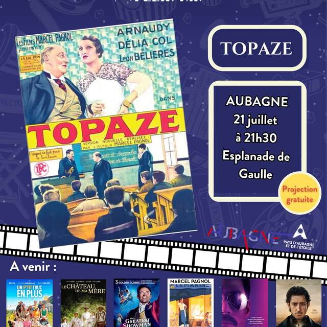 Ciné plein air - Topaze