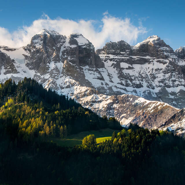 Frâchette (Champoussin) - Croix de l'Aiguille - Frâchette