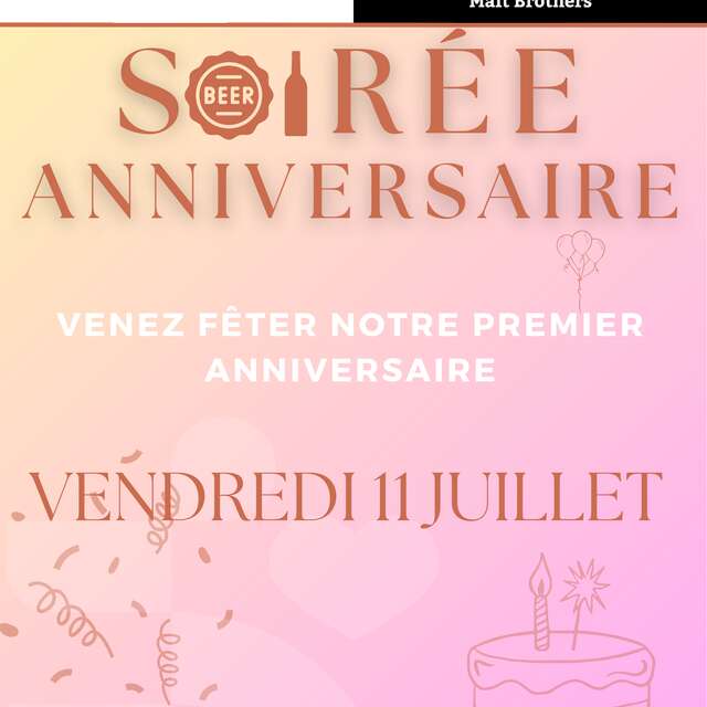 Soirée 1er anniversaire  - Les Caves des Collines