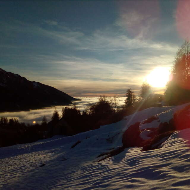 Sortie raquettes : lever des couleurs et p'ti dej - Randô Alpes