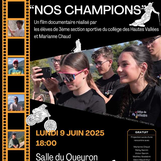 Ciné rencontre "Nos champions"