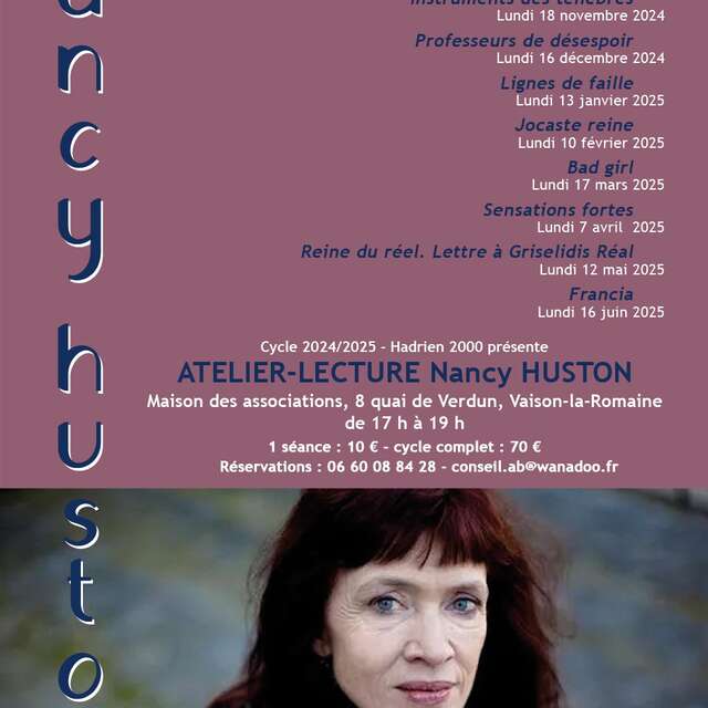 Nancy Huston Reading Workshop - Hadrien 2000