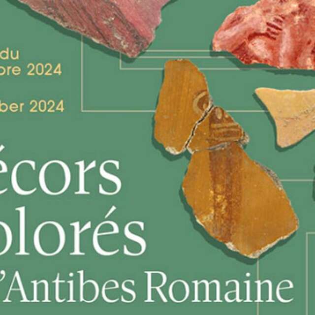 Visite de l'exposition "Décors colorés de l'Antibes Romaine" au Musée d'Archéologie - Antibes Juan-les-Pins